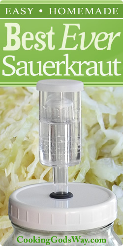 Best Ever Fermented Sauerkraut