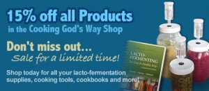 Cooking God's Way Shop SALE 15% off