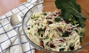 Kohlrabi-Broccoli Slaw