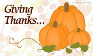 Giving Thanks