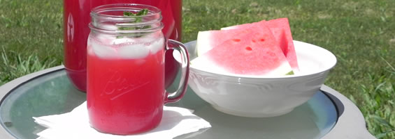Watermelon Juice & Sliced